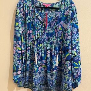 Lilly Pulitzer Marlina Tunic Blouse